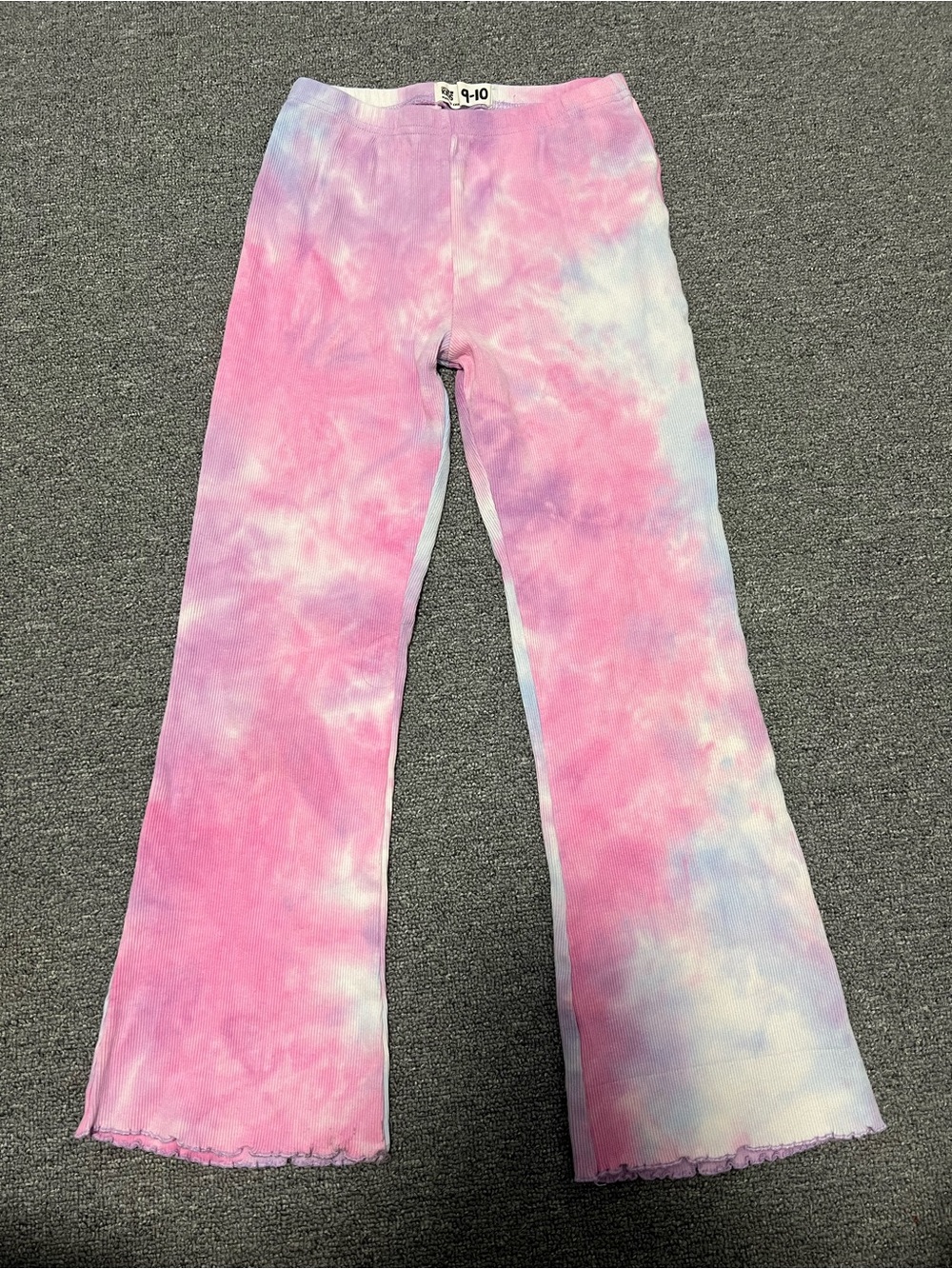 Cotton On Girl’s Pink & Purple Tie-Dye Flared Leggings